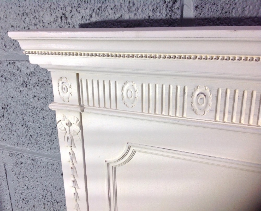 PAINTED FRENCH WALNUT BED View VI
