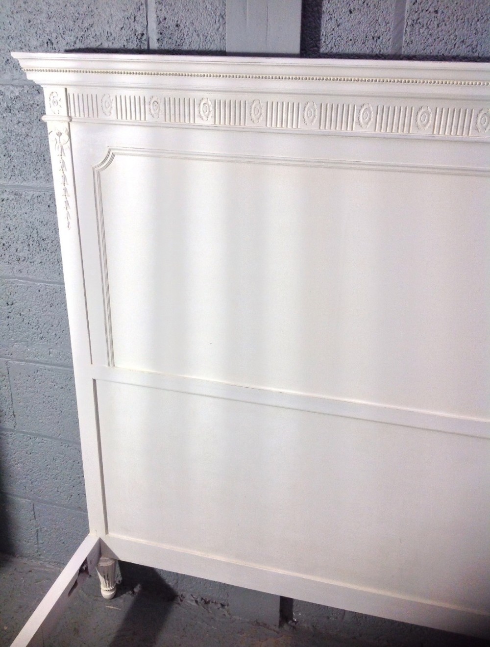 PAINTED FRENCH WALNUT BED View VII