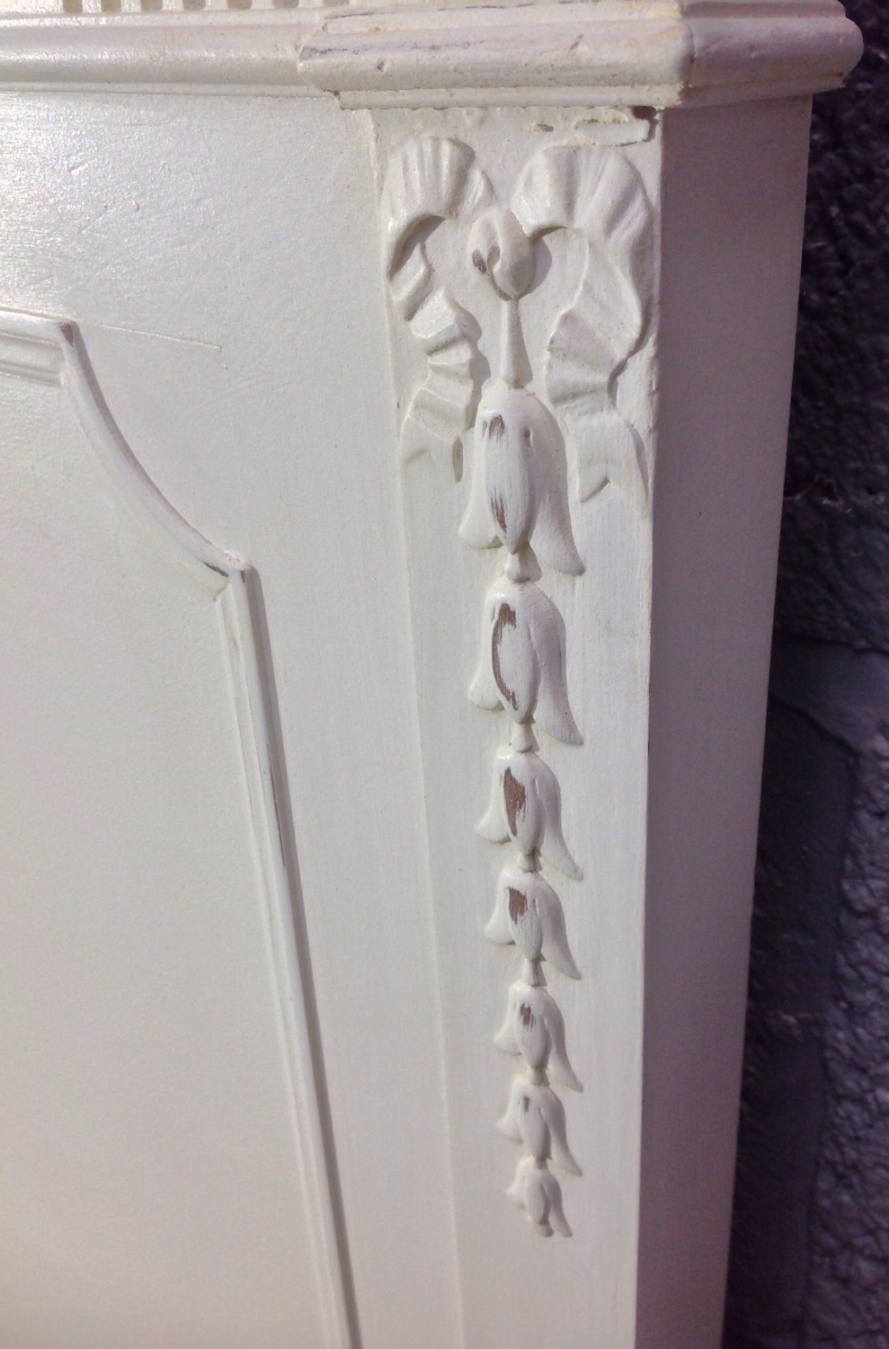 PAINTED FRENCH WALNUT BED View VIII