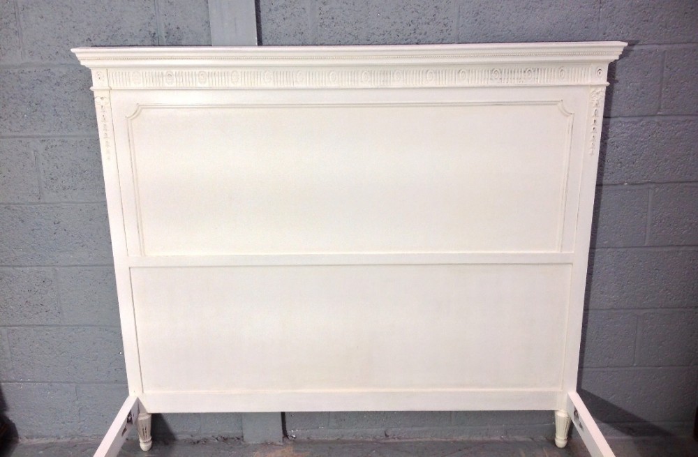 PAINTED FRENCH WALNUT BED View IX