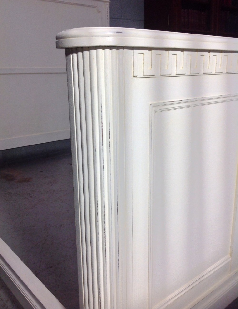 PAINTED FRENCH WALNUT BED View XI
