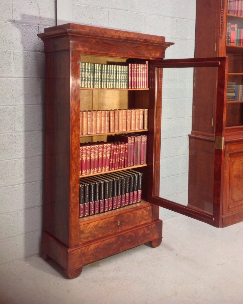 FRENCH WALNUT BOOKCASE View VIII