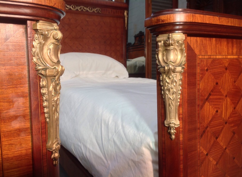 PAIR OF FRENCH INLAID SINGLE BEDS View XV