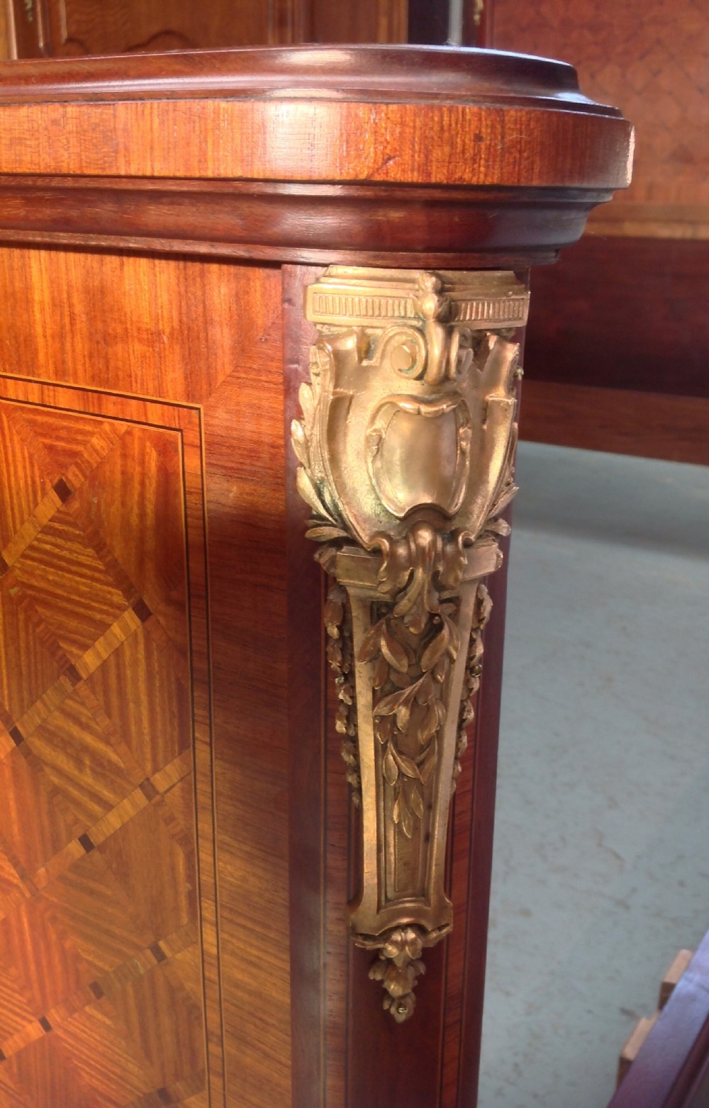 PAIR OF FRENCH INLAID SINGLE BEDS View V