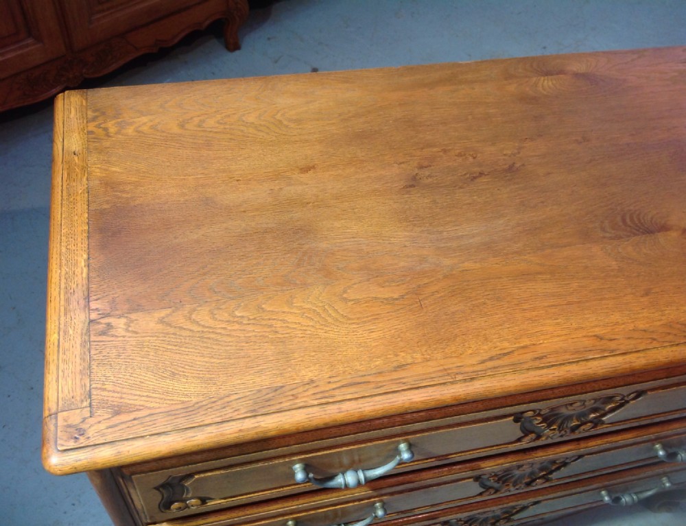 CARVED OAK FRENCH CHEST View VI