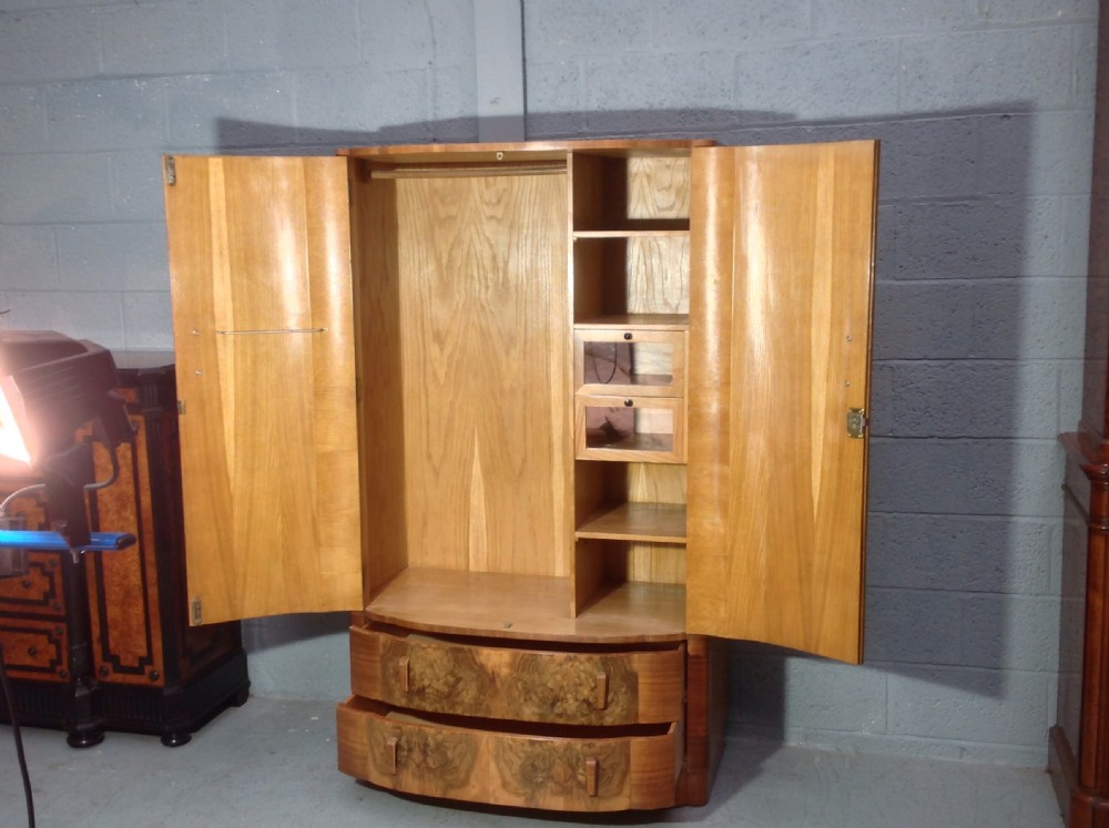 ART DECO WALNUT FITTED WARDROBE  View III