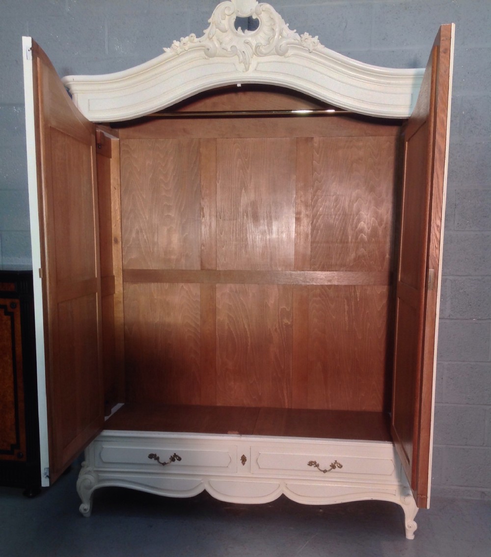 PAINTED FRENCH ARMOIRE View II