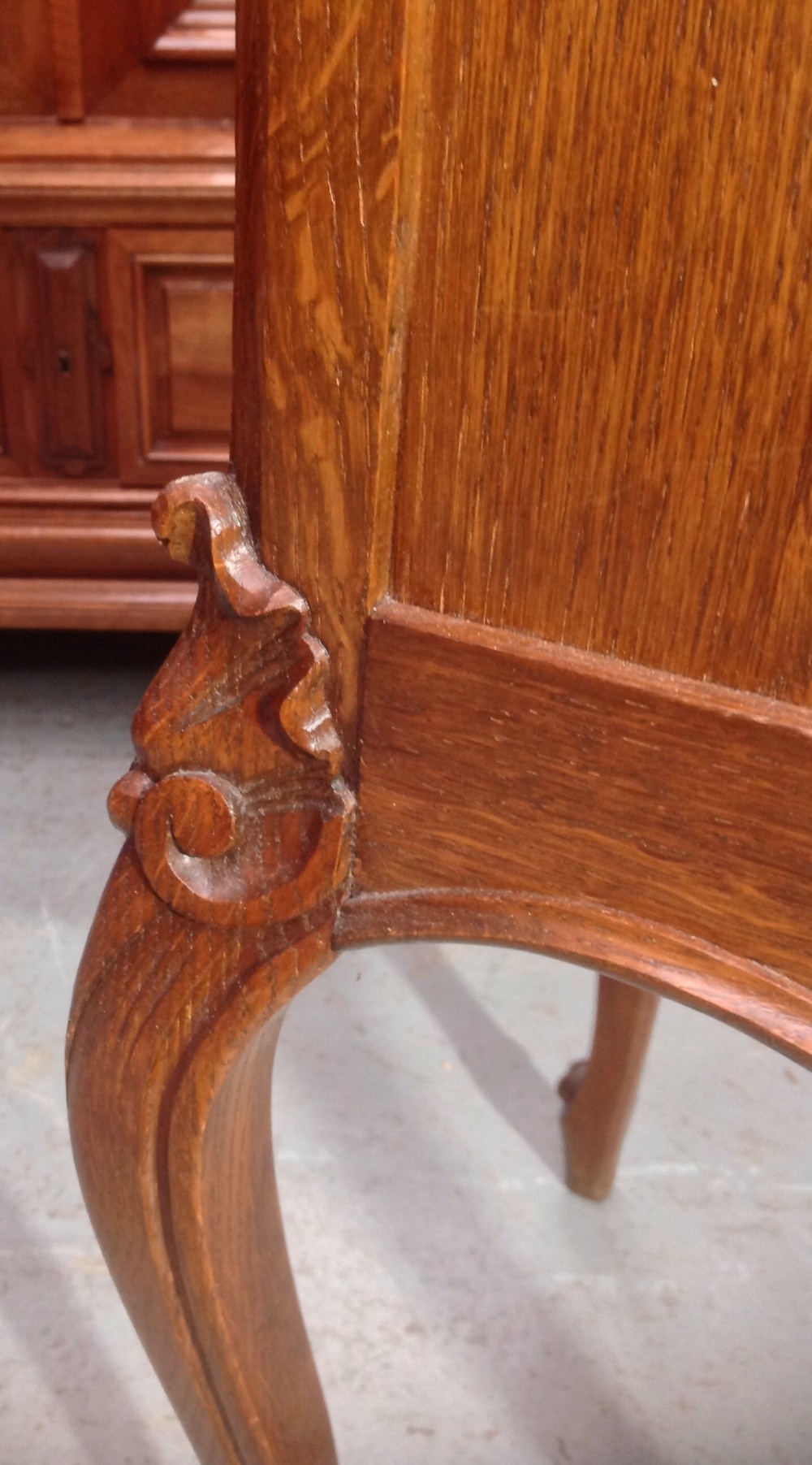 PAIR OF FRENCH OAK BEDSIDE CABINETS View IX