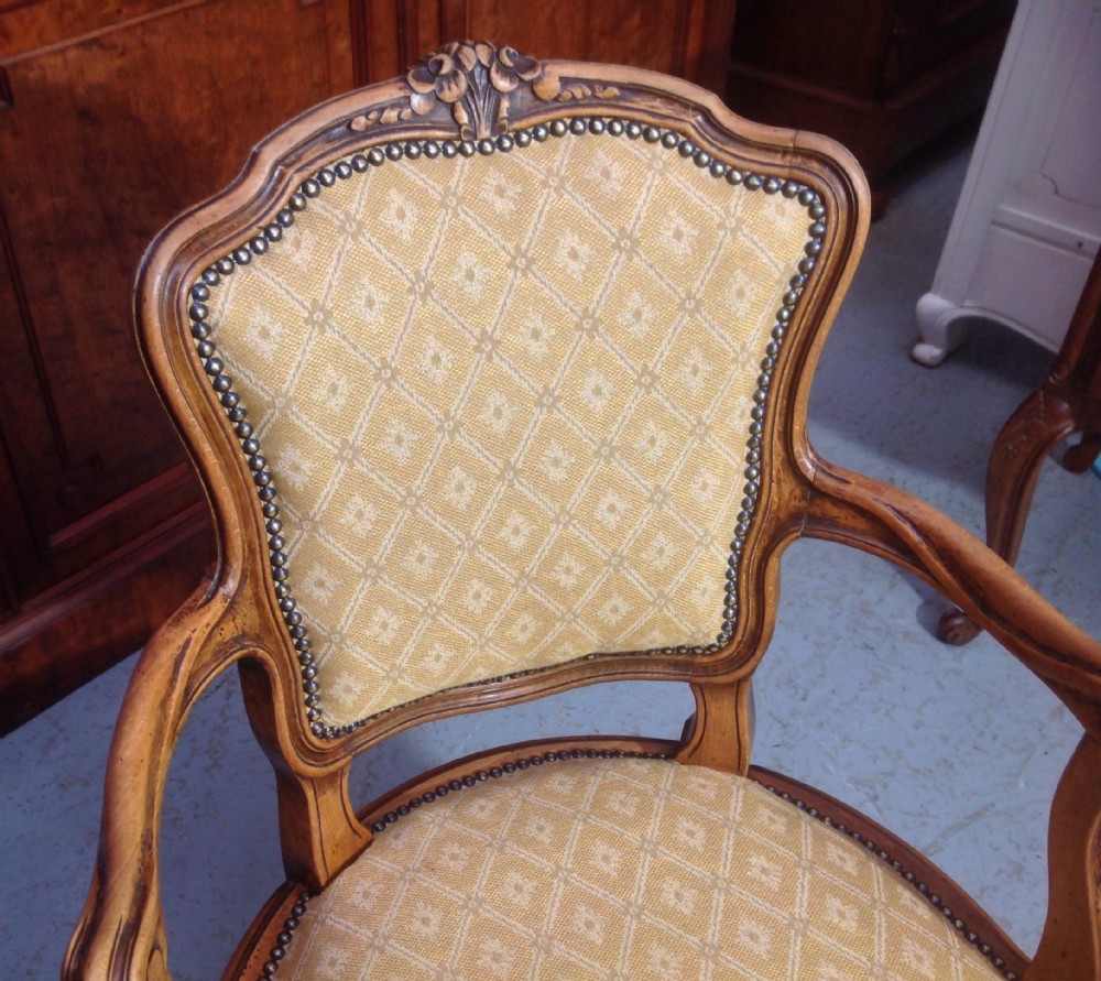 PAIR OF FRENCH WALNUT CHAIRS View VI