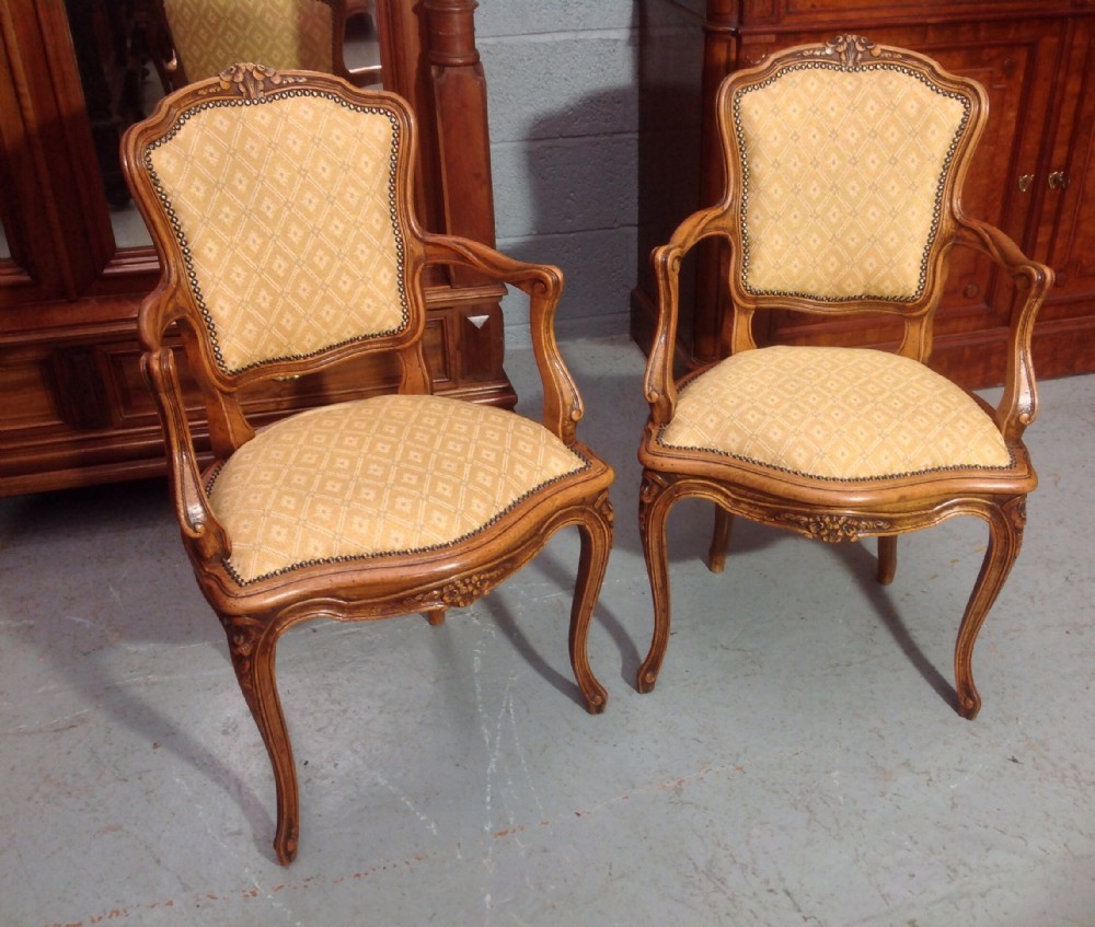 PAIR OF FRENCH WALNUT CHAIRS View VIII
