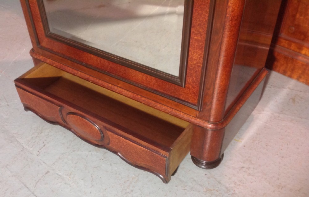 FRENCH AMBOYNA SINGLE ARMOIRE View IV
