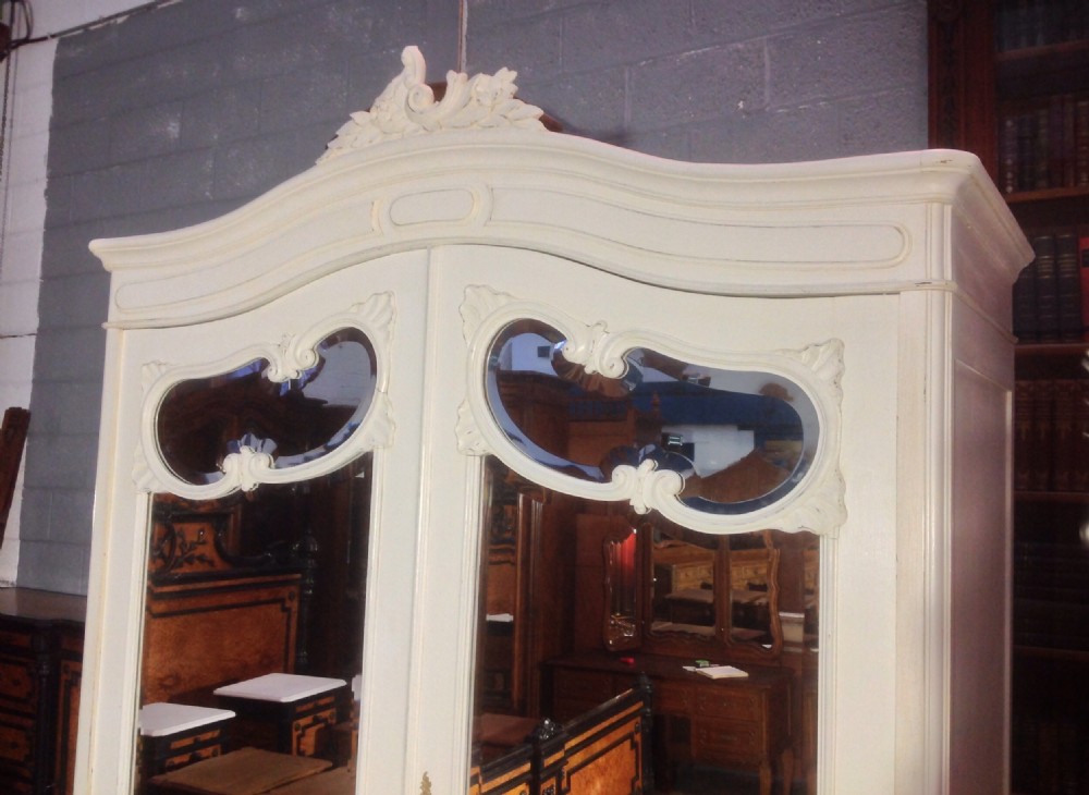 PAINTED FRENCH ARMOIRE View II