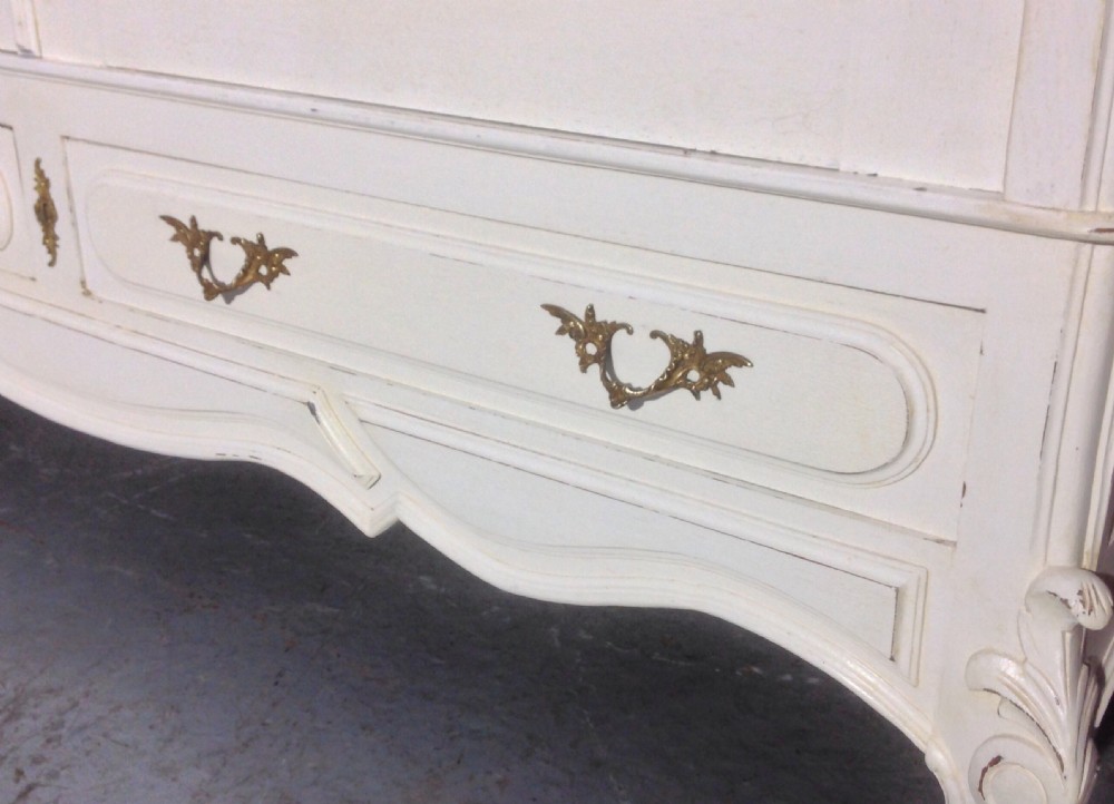 PAINTED FRENCH ARMOIRE View V