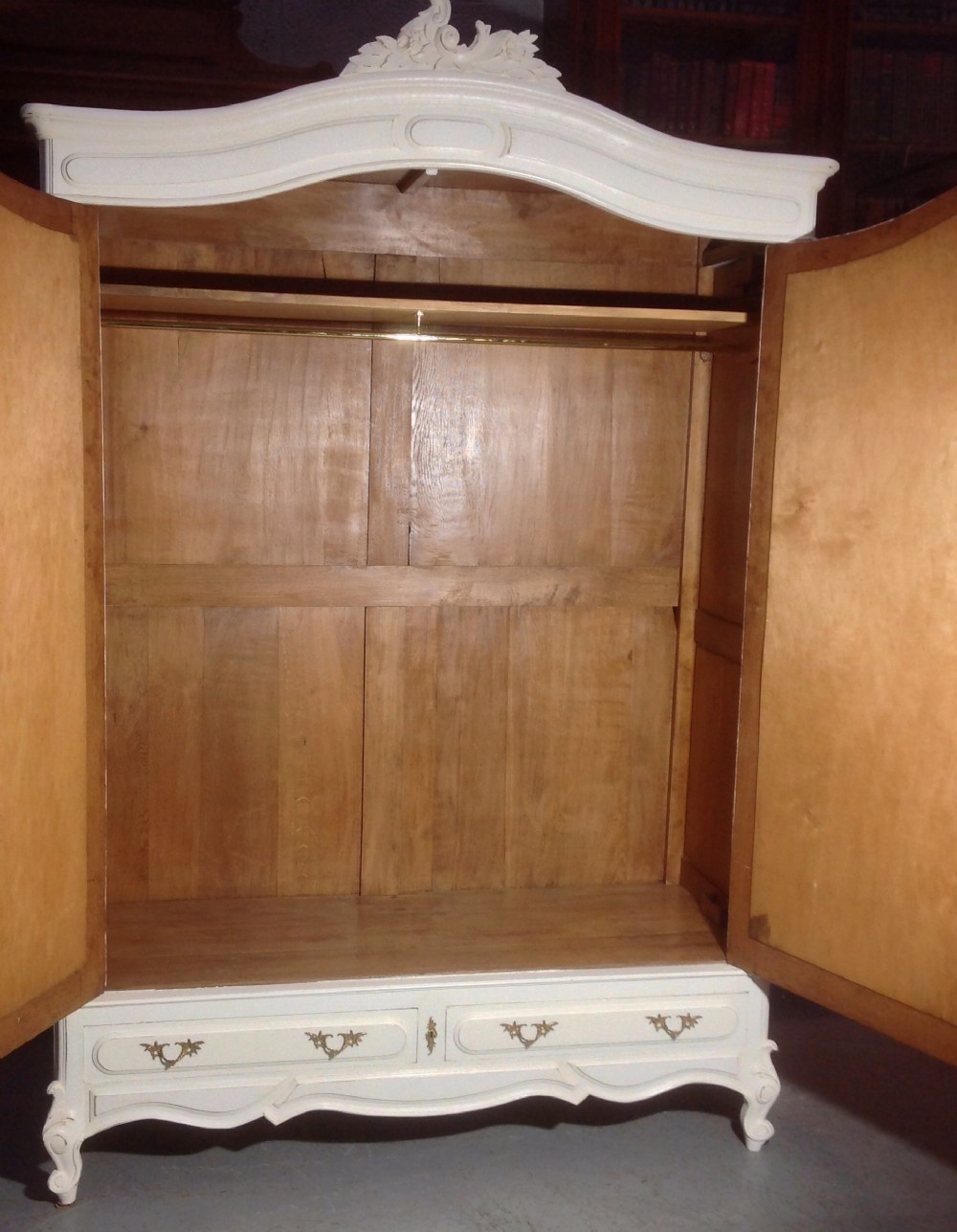 PAINTED FRENCH ARMOIRE View X