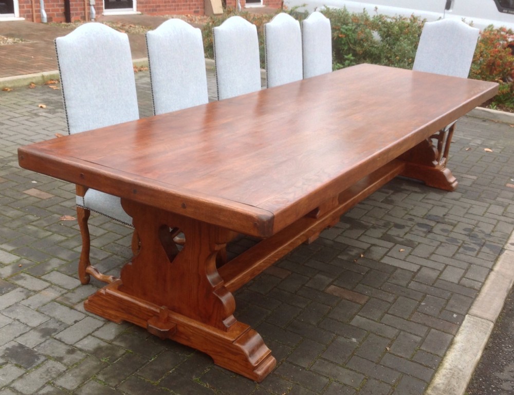 OVERSIZE FRENCH FARMHOUSE DINING TABLE View X