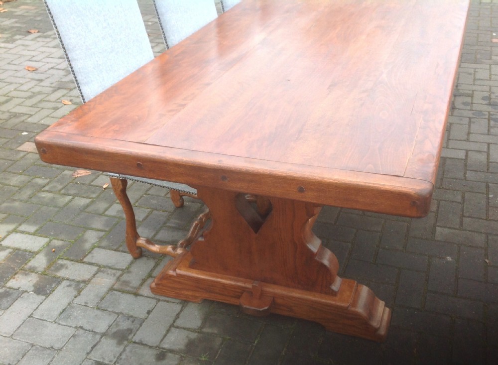 OVERSIZE FRENCH FARMHOUSE DINING TABLE View XI