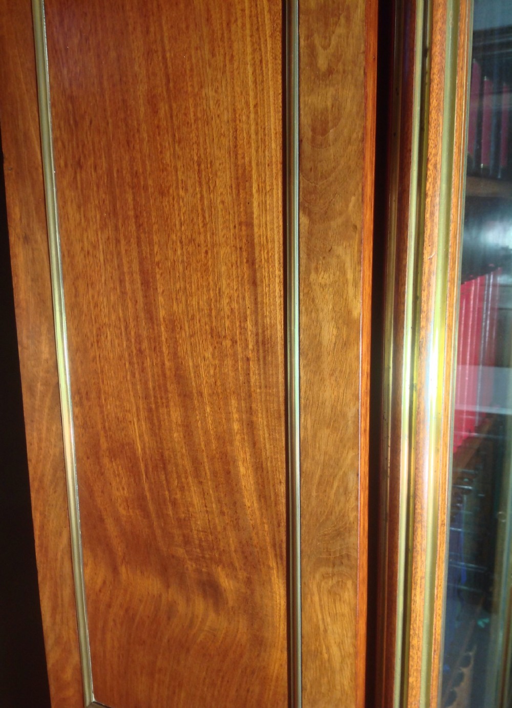 MAHOGANY AND BRASS FRENCH BOOKCASE View VIII
