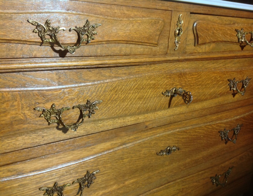 FRENCH OAK COMMODE CHEST View IV