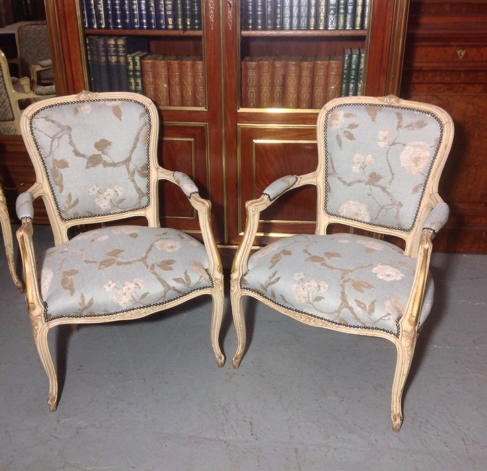 PAIR OF FRENCH ARMCHAIRS View VI