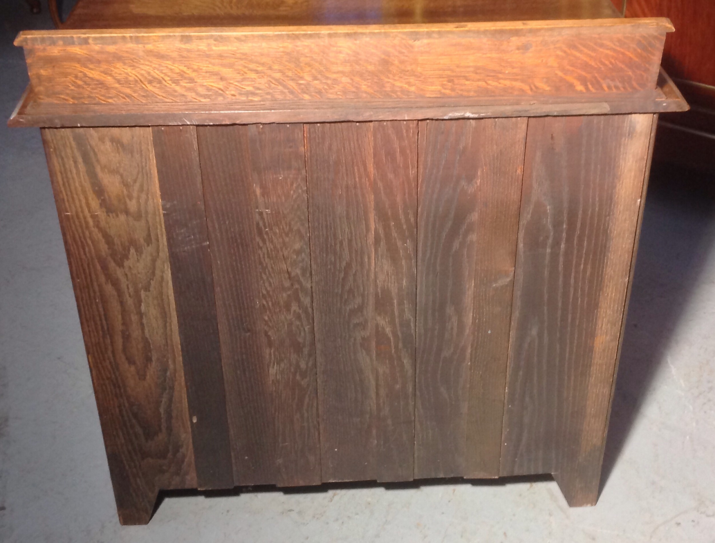 SOLID OAK CHEST WITH CUPBOARD View VI