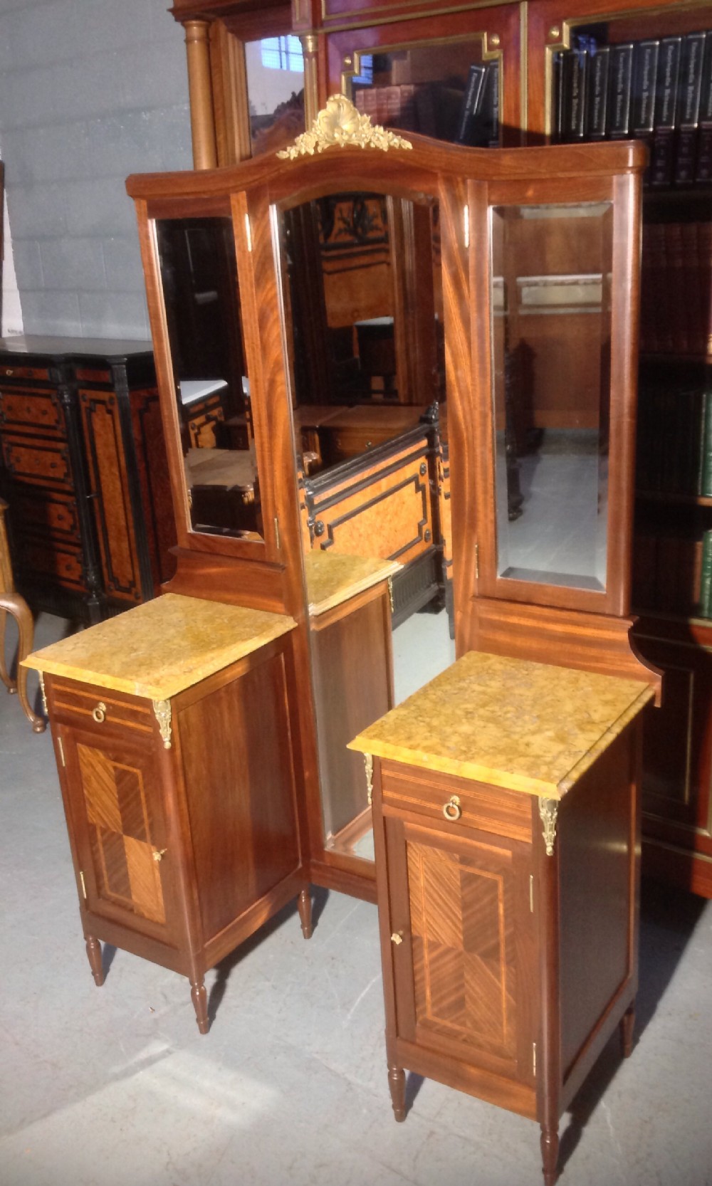 FRENCH MARBLE TOP DRESSING TABLE View IV
