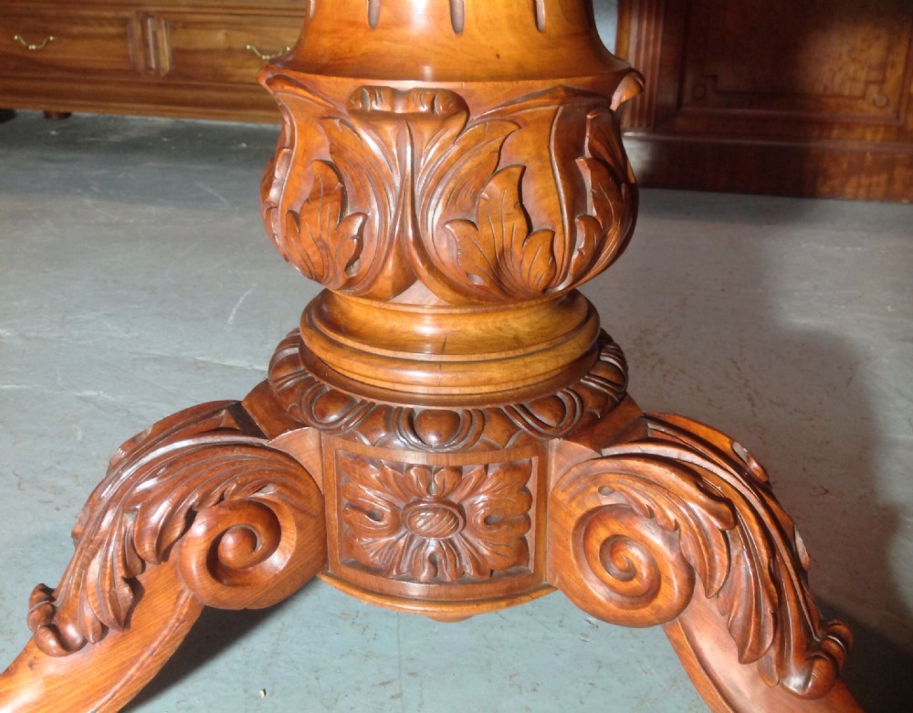 FRENCH MAHOGANY GUERIDON TABLE View III