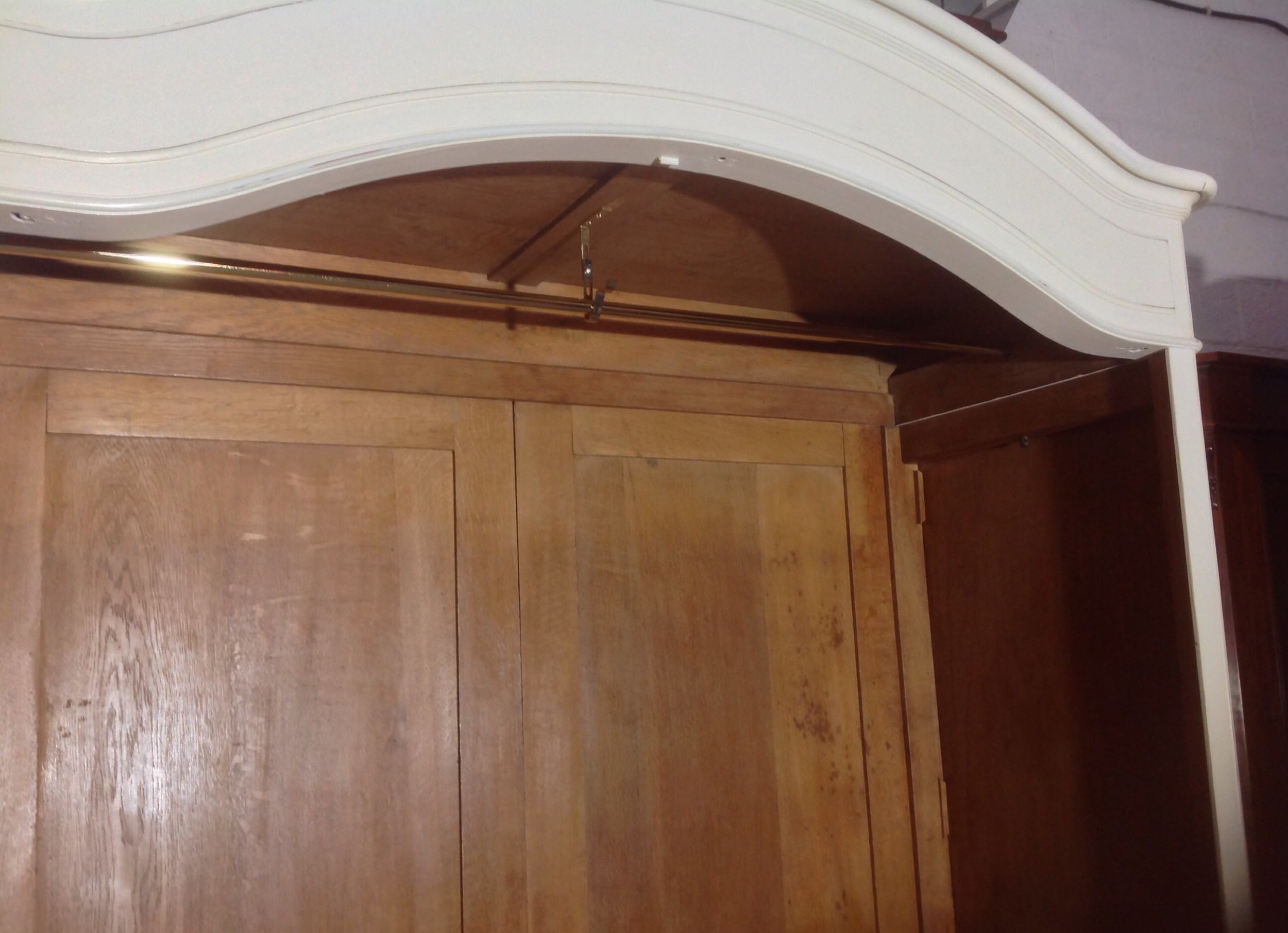 PAINTED FRENCH ARMOIRE View III