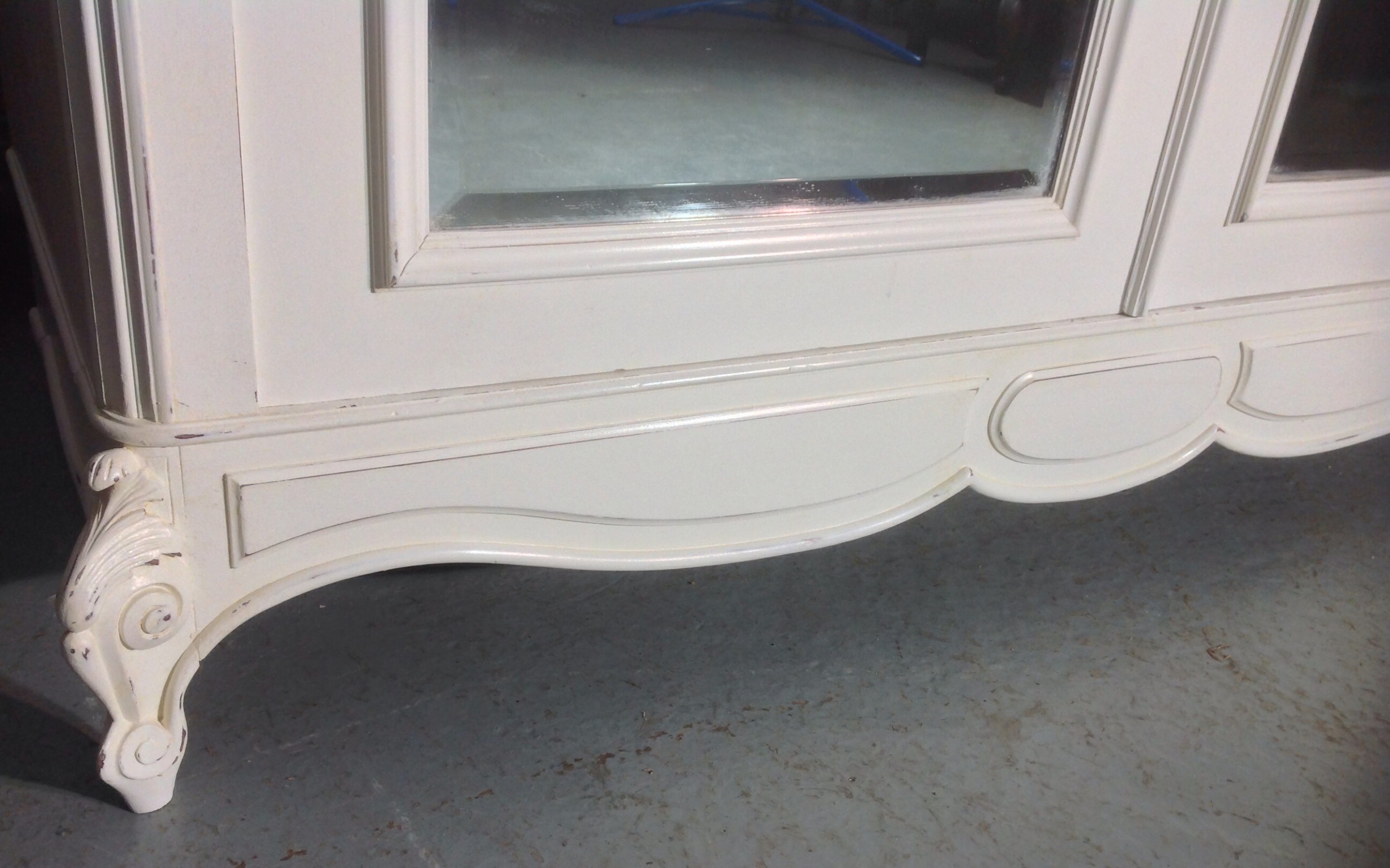 PAINTED FRENCH ARMOIRE View V