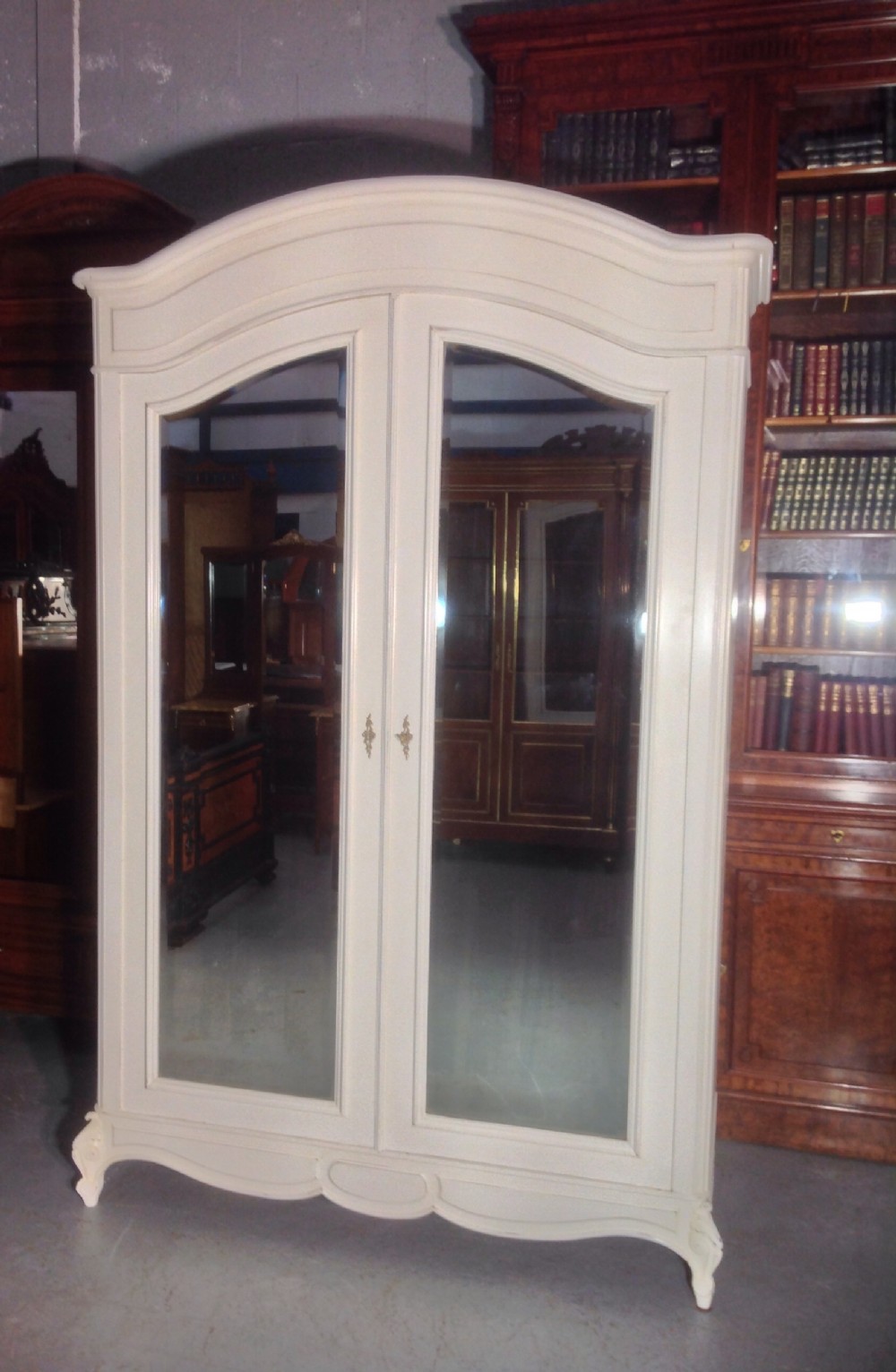PAINTED FRENCH ARMOIRE View IX
