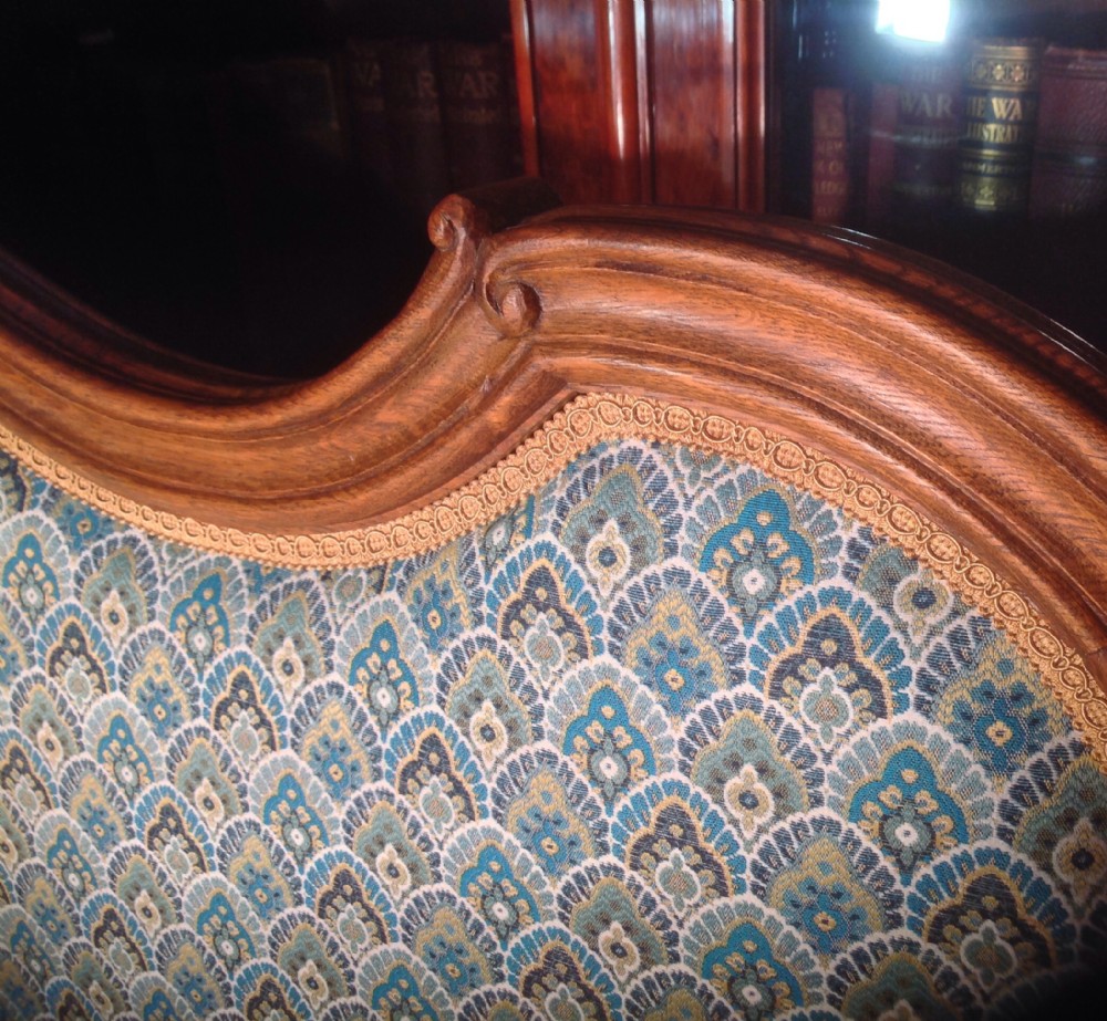 FRENCH OAK UPHOLSTERED BED View VII