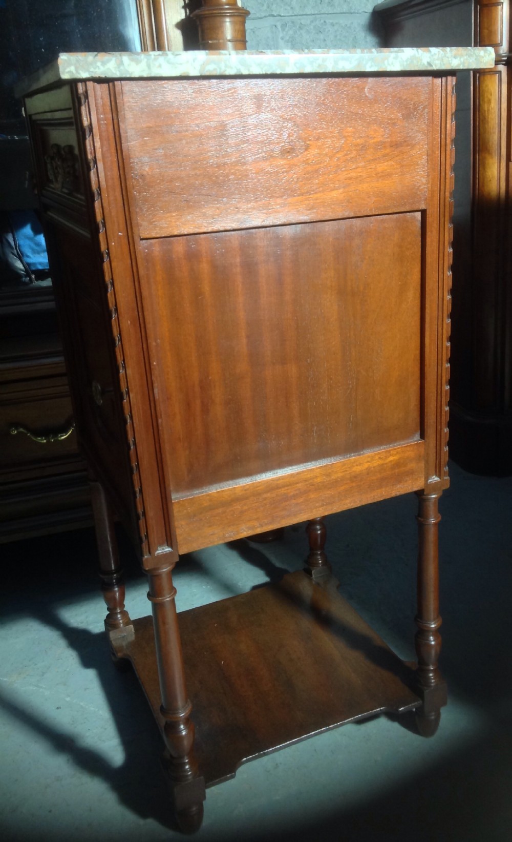 PAIR OF FRENCH MAHOGANY BEDSIDE CABINETS View VII