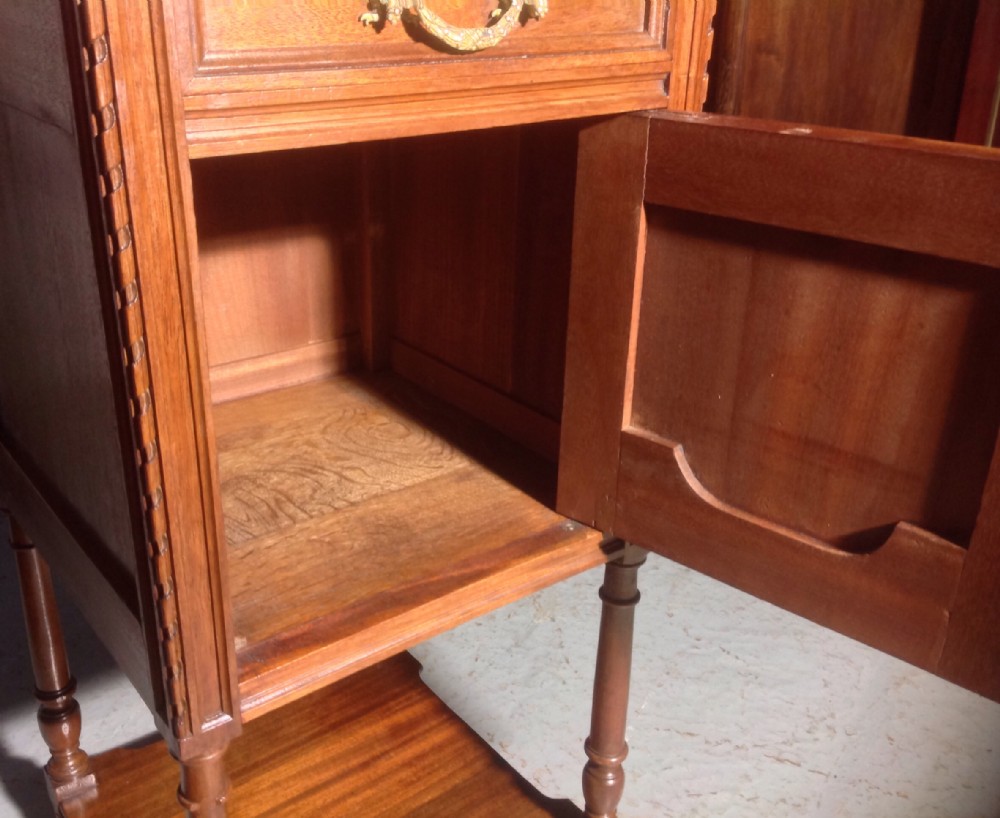 PAIR OF FRENCH MAHOGANY BEDSIDE CABINETS View VIII