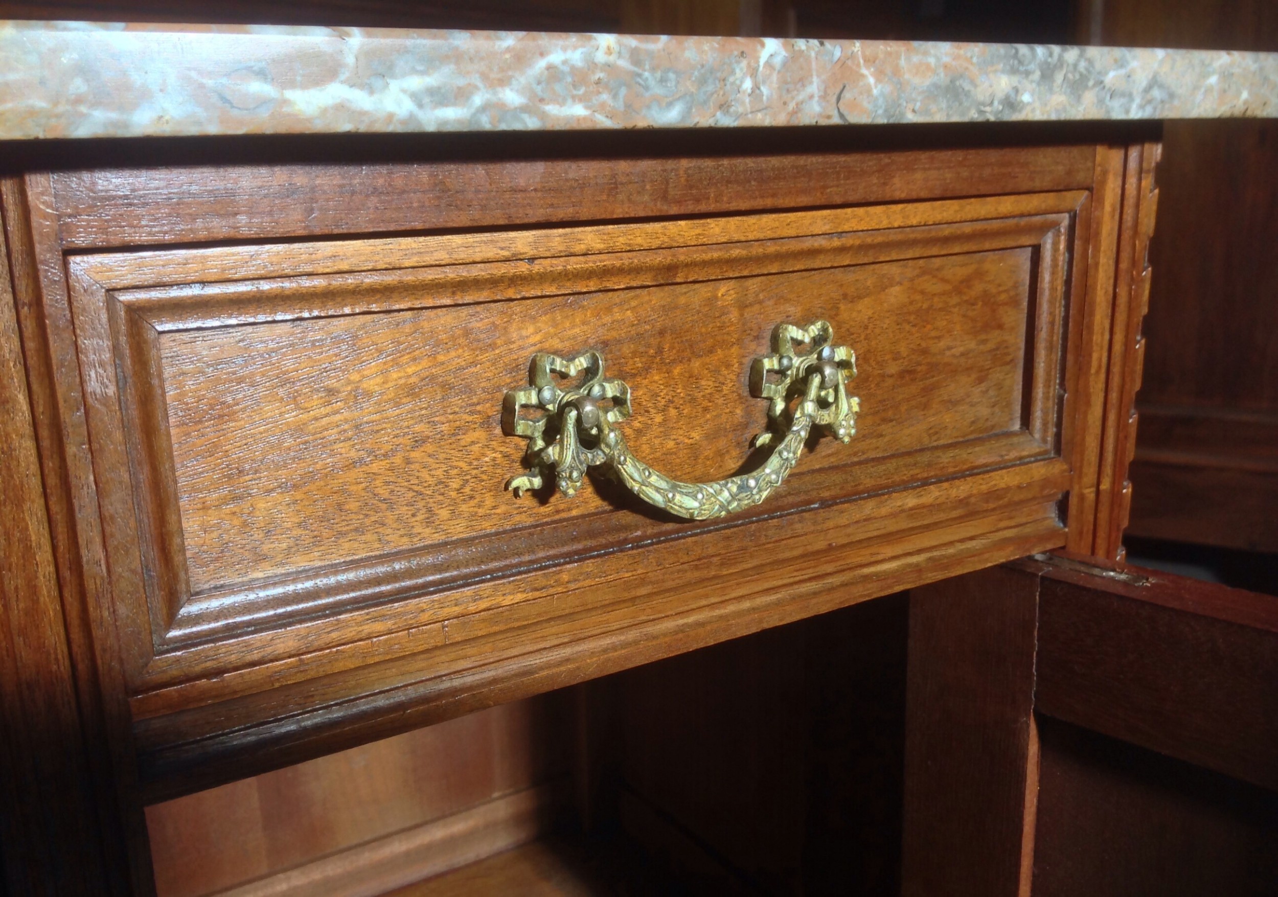 PAIR OF FRENCH MAHOGANY BEDSIDE CABINETS View IX