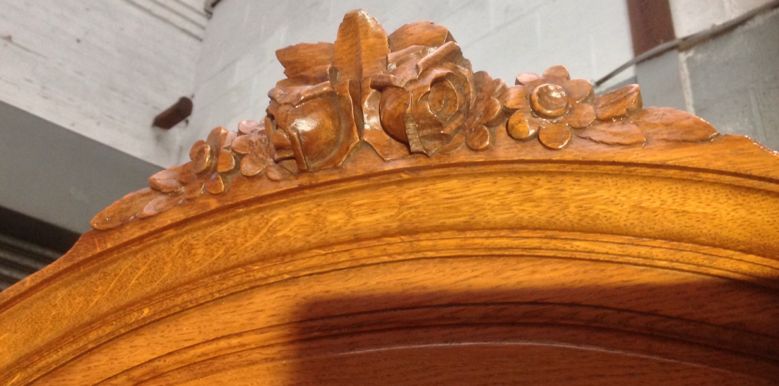 CARVED OAK PAIR OF FRENCH ARMOIRES View IV