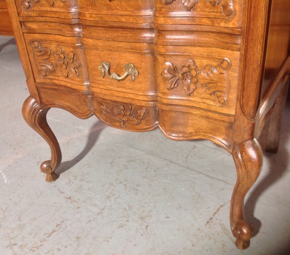 CARVED OAK FRENCH CHEST View III