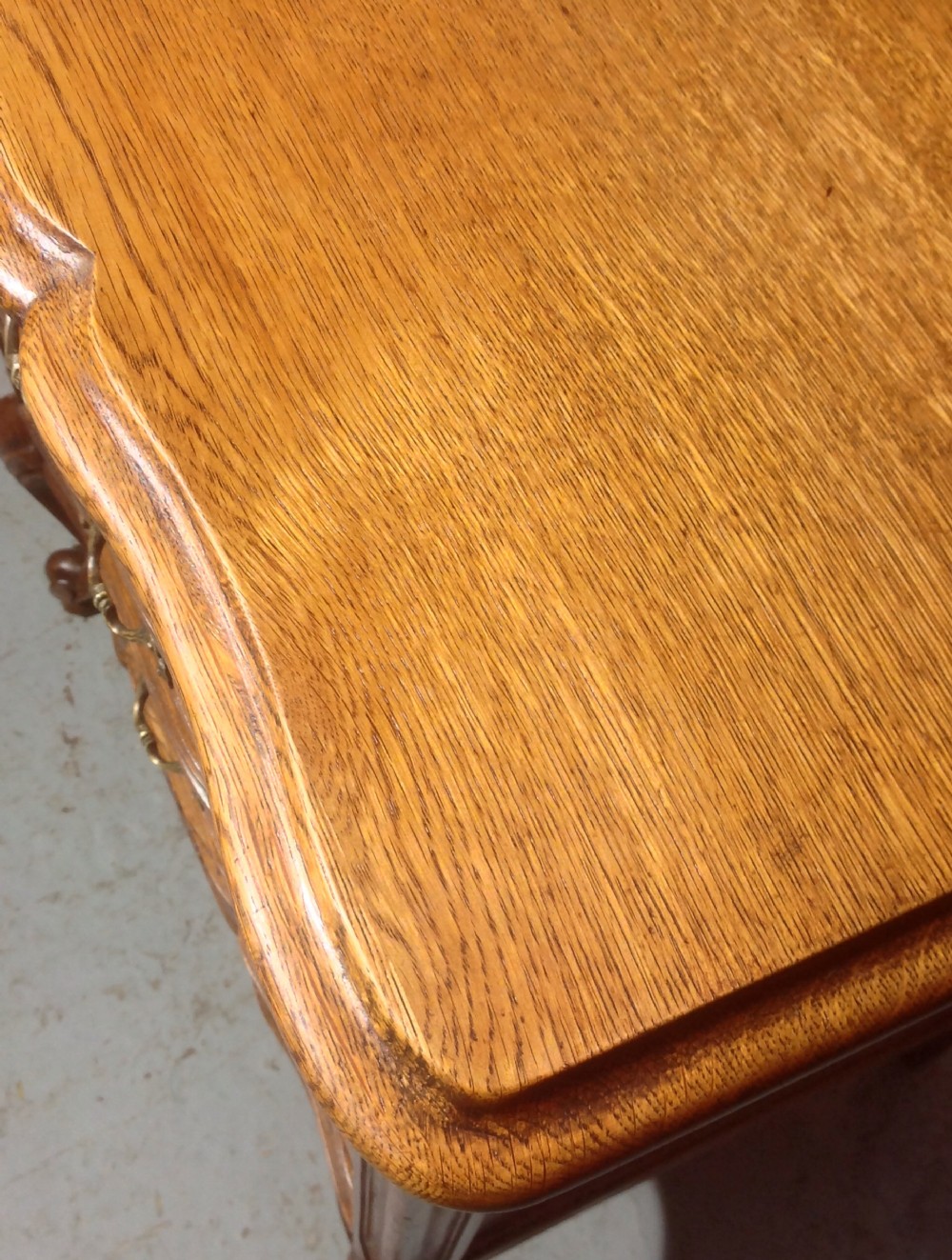 CARVED OAK FRENCH CHEST View V