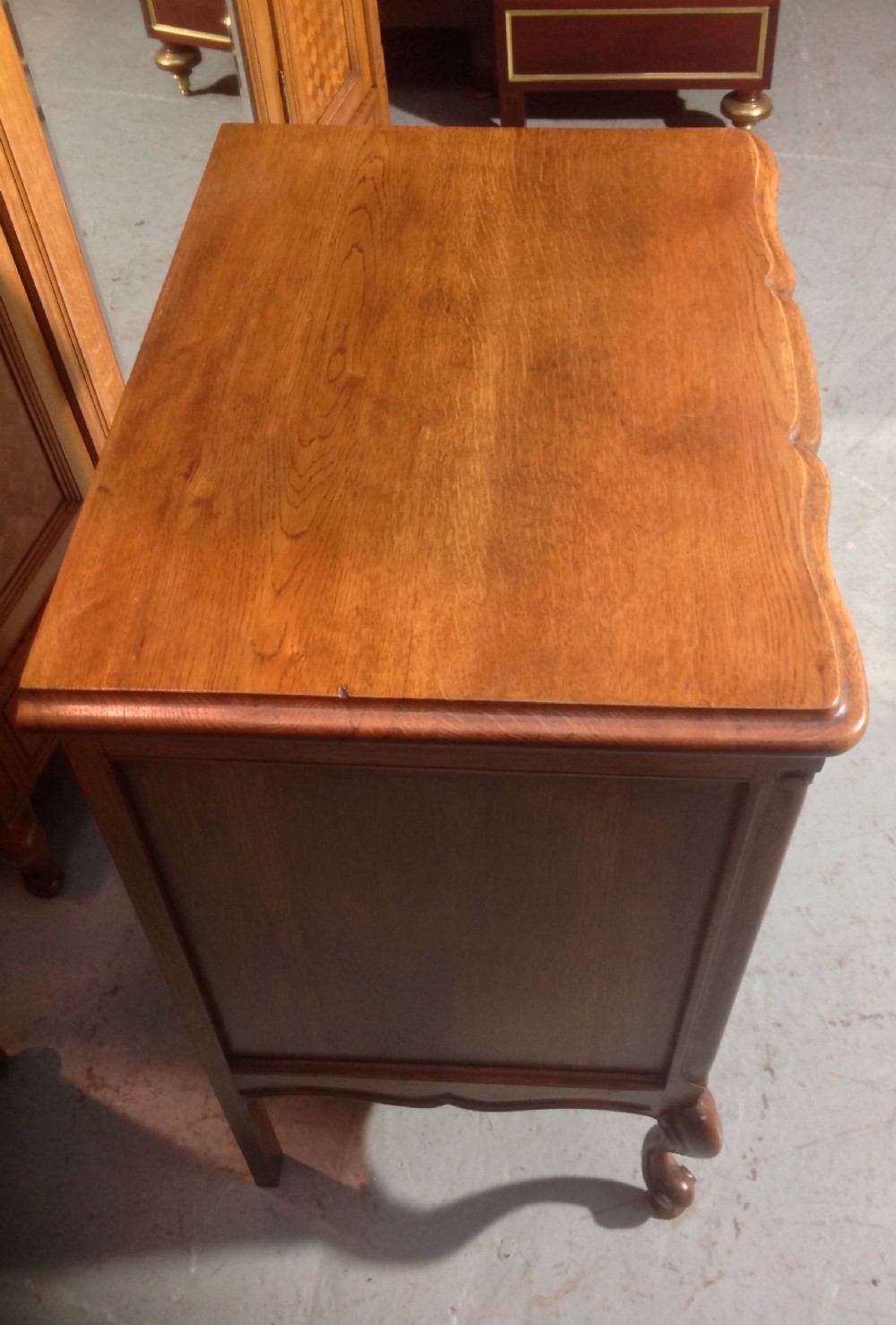 CARVED OAK FRENCH CHEST View IX
