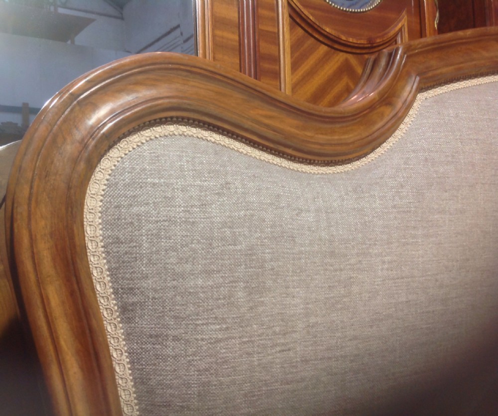 CARVED WALNUT FRENCH BED View X