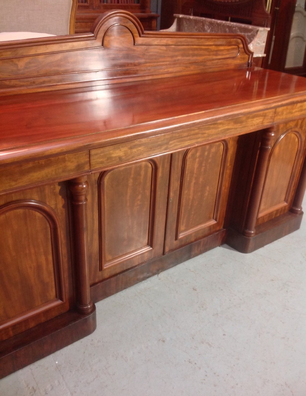 MAHOGANY VICTORIAN SIDEBOARD View IX
