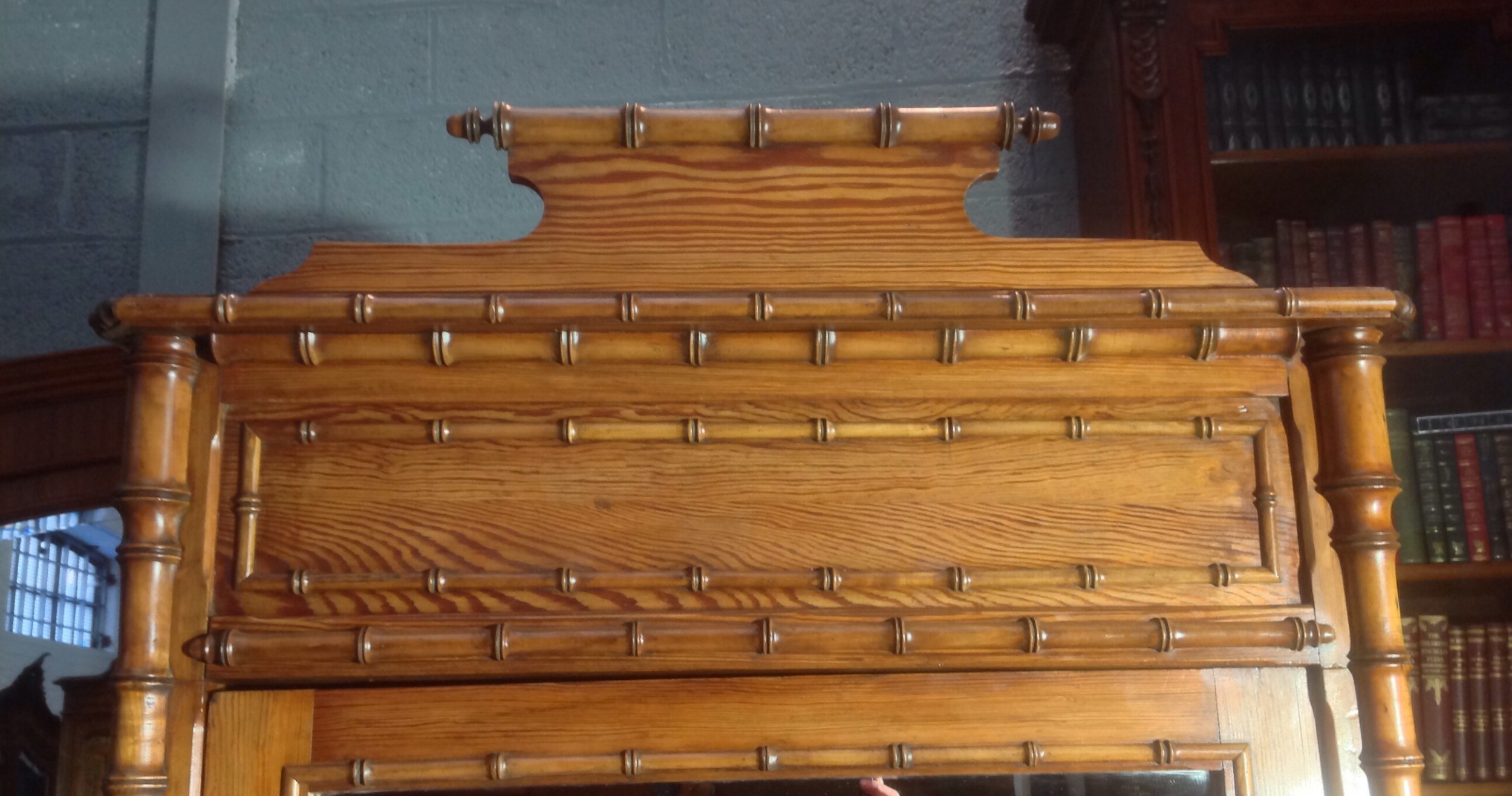 FAUX BAMBOO ARMOIRE View II