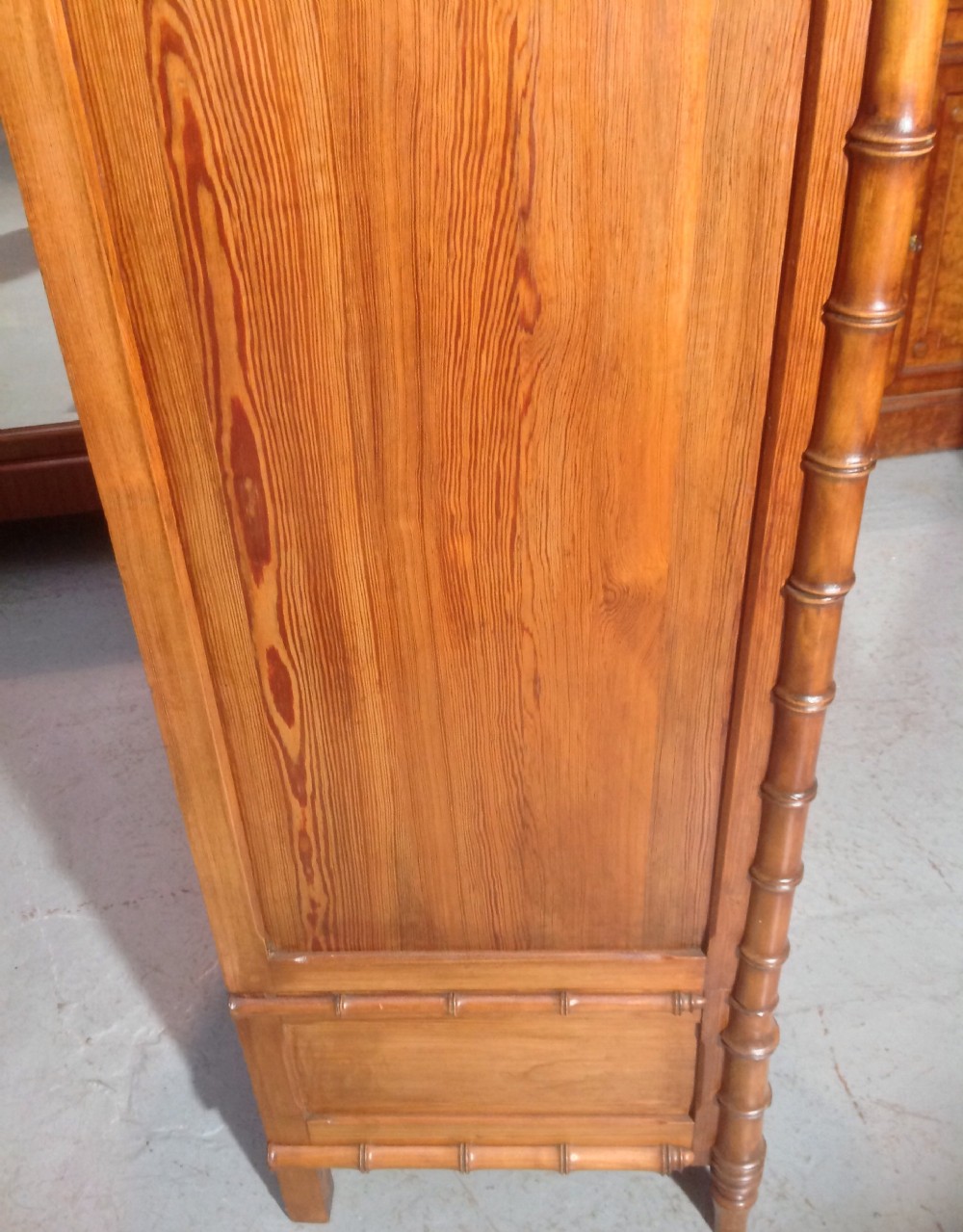 FAUX BAMBOO ARMOIRE View IX
