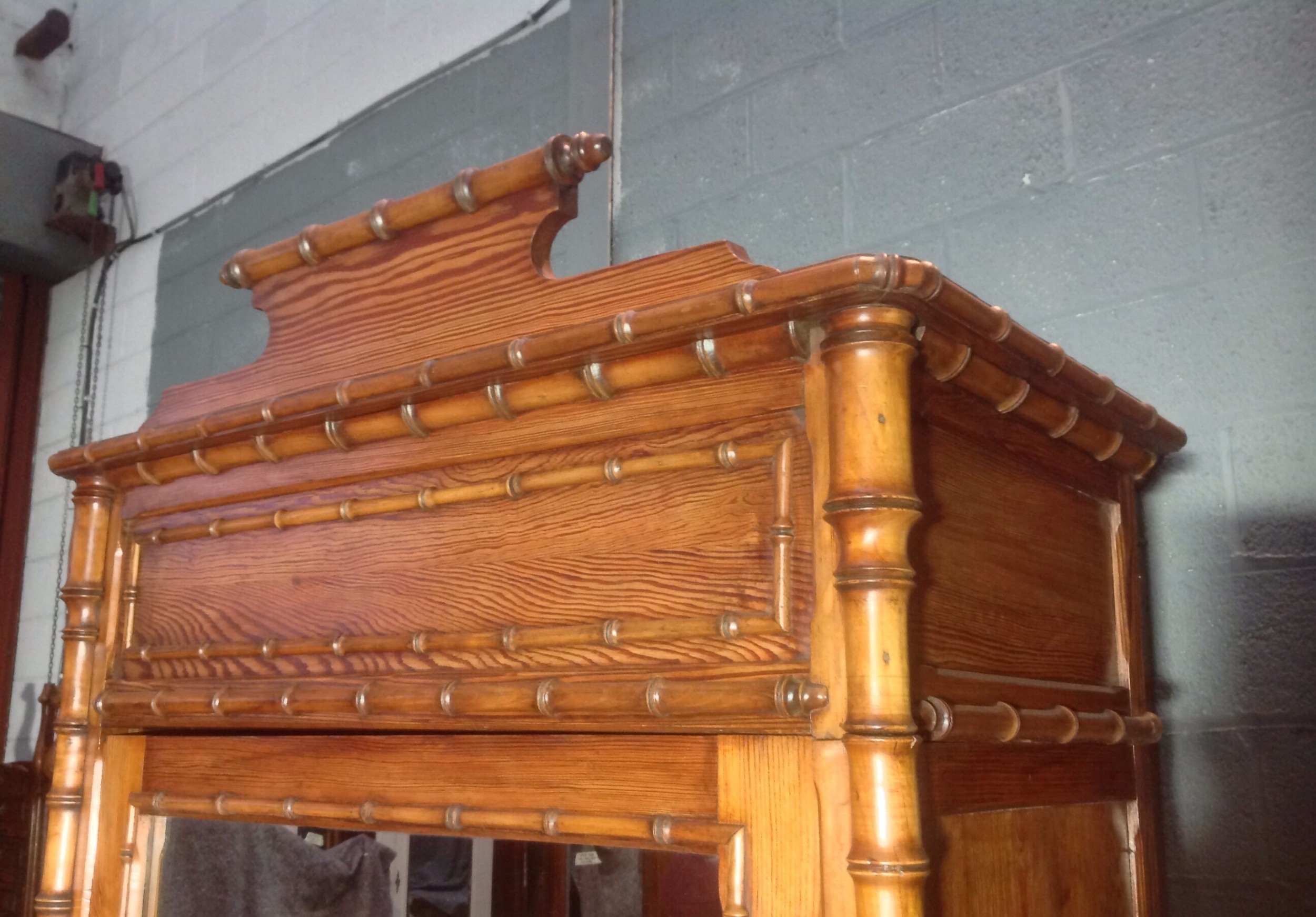 FAUX BAMBOO ARMOIRE View XII