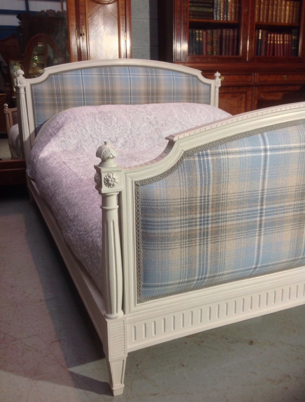 PAINTED FRENCH SUPER KING SIZE BED View V