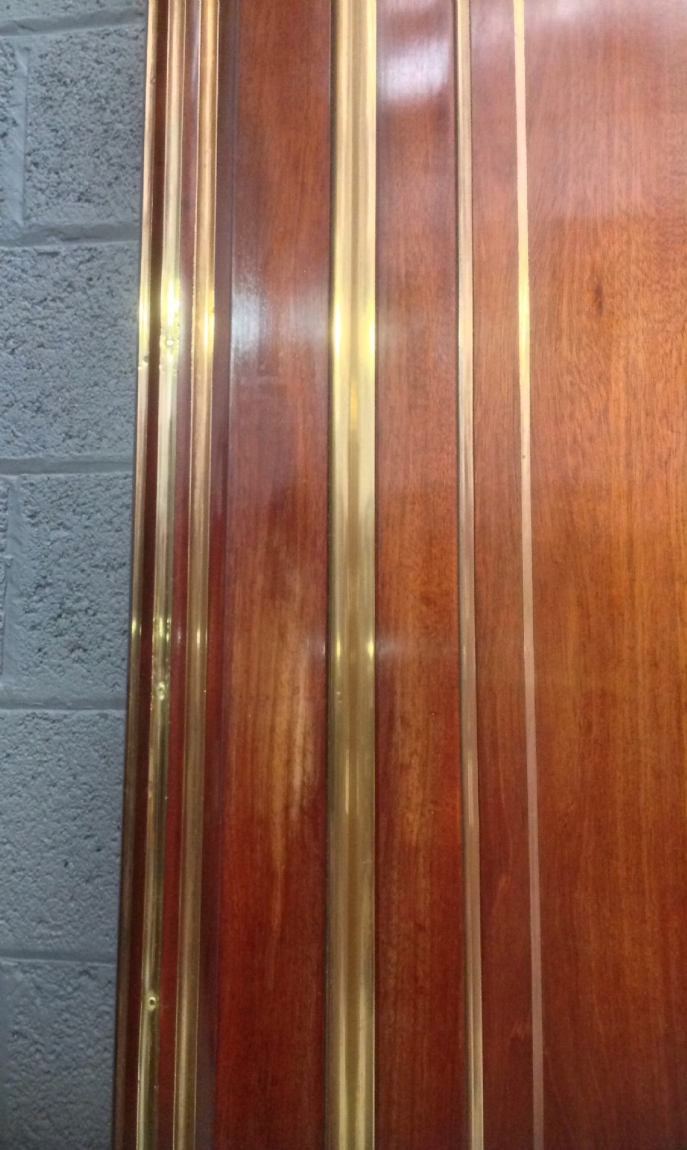 BREAKFRONT FRENCH MAHOGANY ARMOIRE View XVII