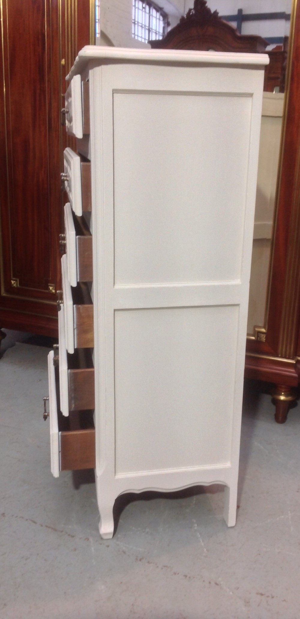 PAINTED FRENCH TALL CHEST View IV