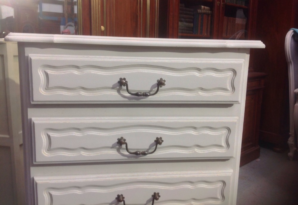 PAINTED FRENCH TALL CHEST View V