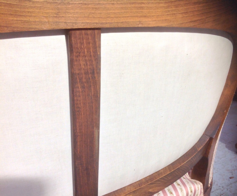 FRENCH UPHOLSTERED WALNUT SOFA View VI