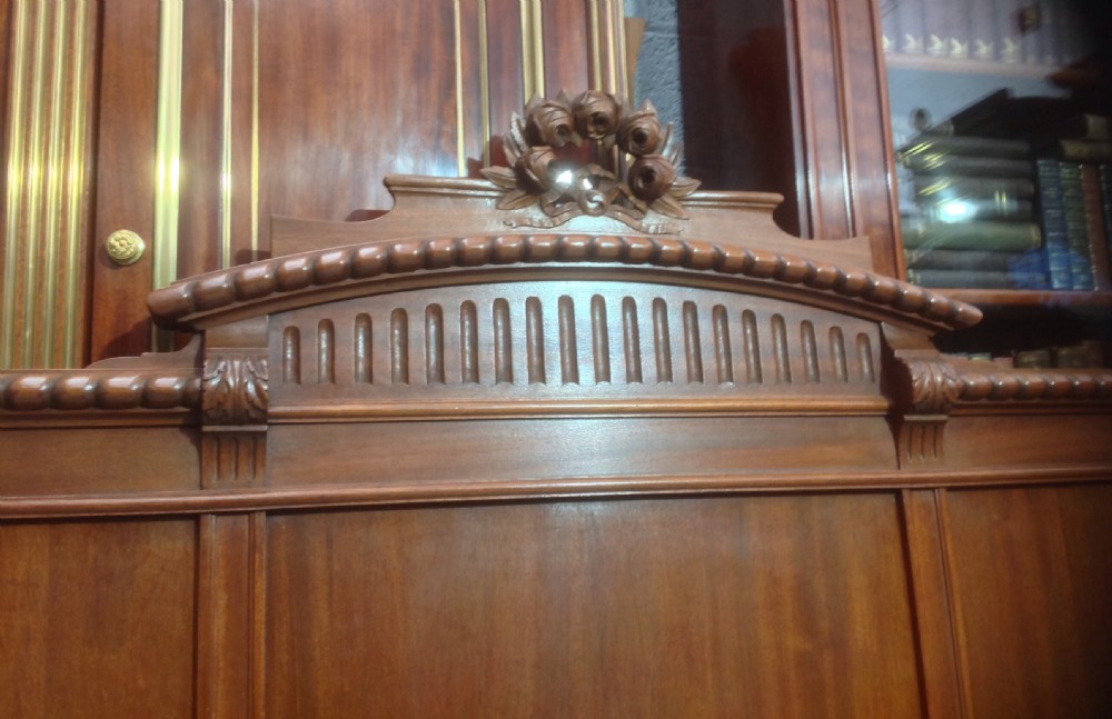FRENCH MAHOGANY HEADBOARD View II