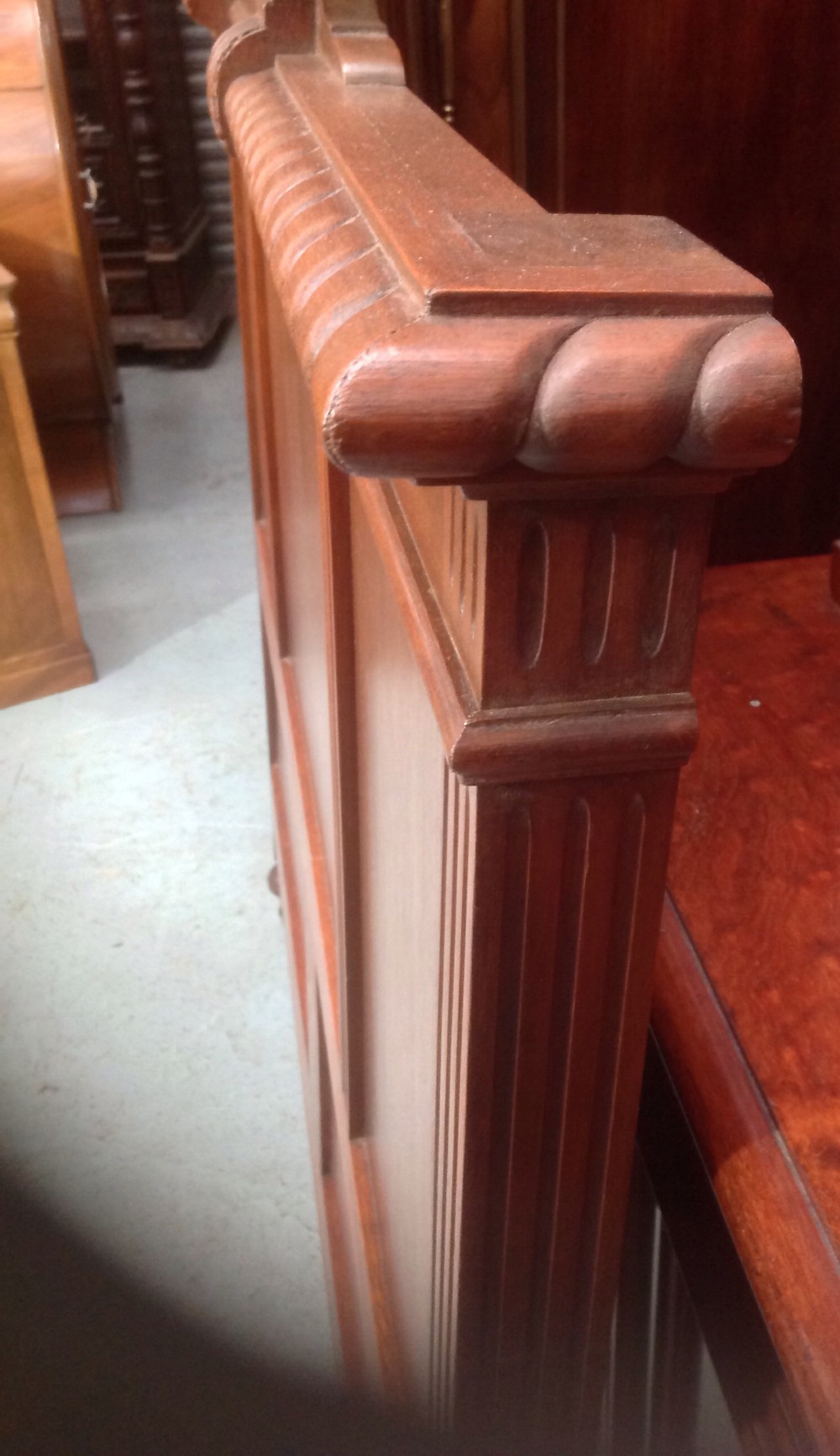 FRENCH MAHOGANY HEADBOARD View V