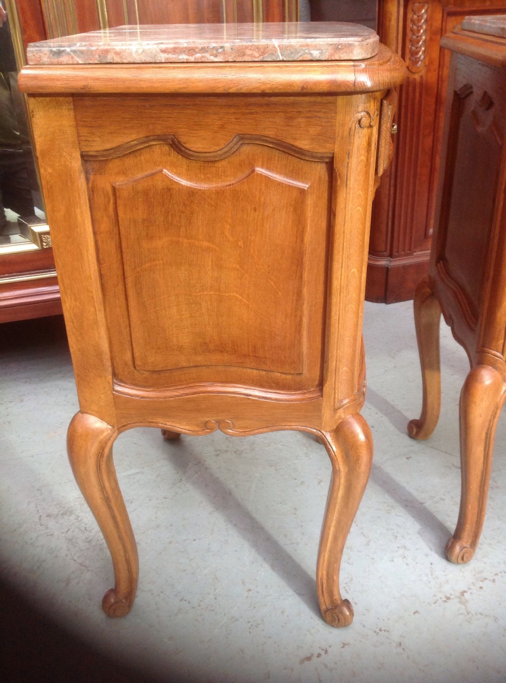 PAIR OF FRENCH OAK BEDSIDE CABINETS View IV